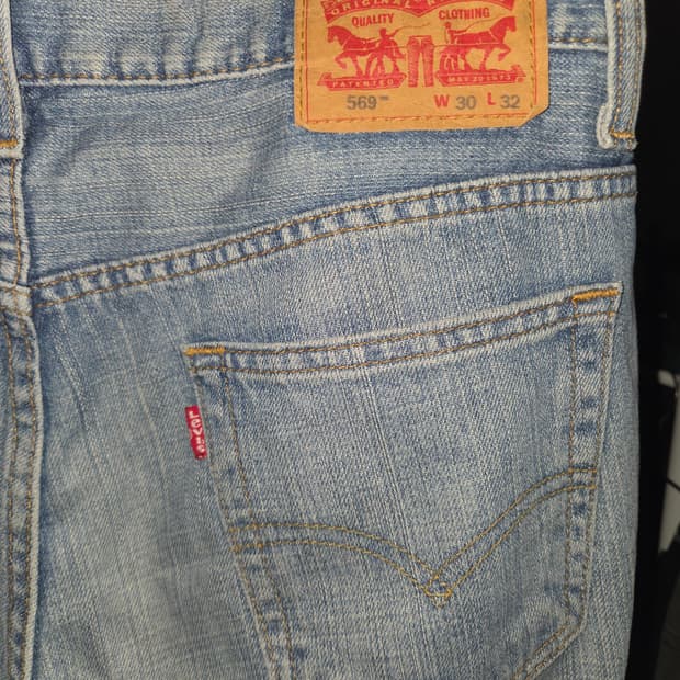 리바이스(Levi's) 569 루즈 배기핏 연청