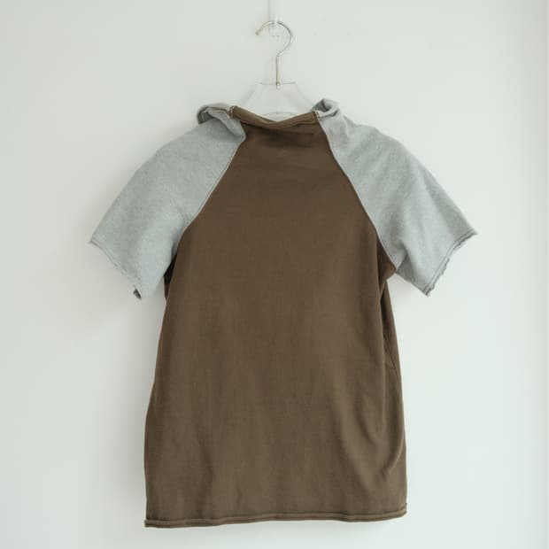 High neck raglan top