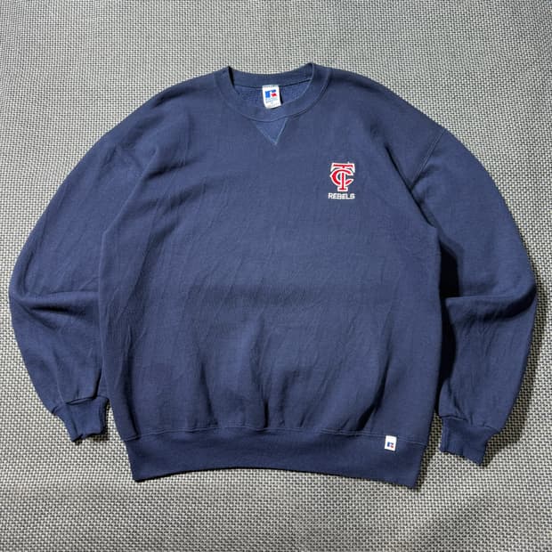 90s usa 러셀 유니버시티 맨투맨 (old-8343)