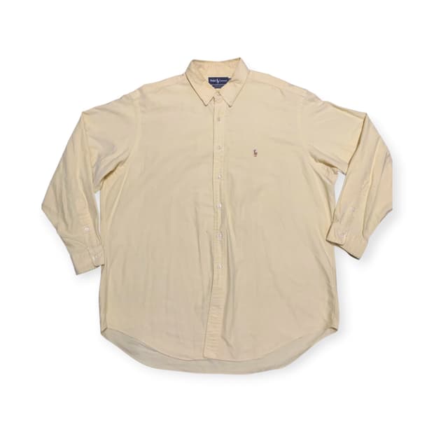 2XL) 폴로 랄프로렌 셔츠 옐로우 시그니쳐 옐로우 포니 