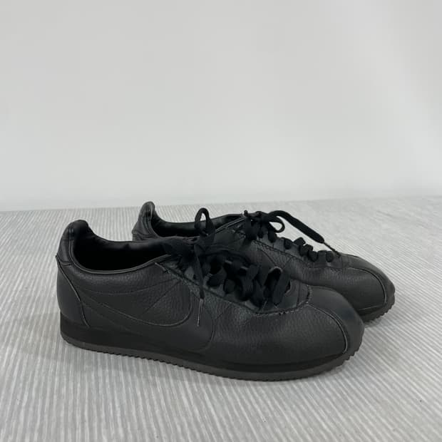 849) 나이키 클래식 코르테즈 레더 트리플 블랙 255mm
