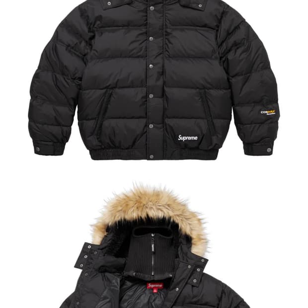 슈프림 페이스마스크 다운푸퍼 자켓 새상품
