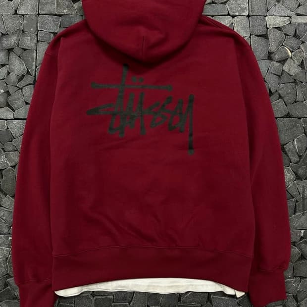 스투시 베리 베이직 후드집업 M/L 