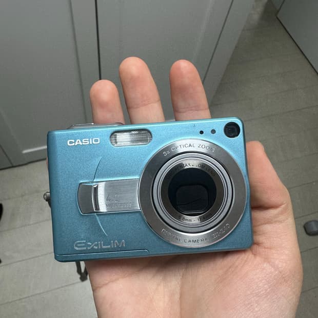 카시오 엑슬림 z40 블루