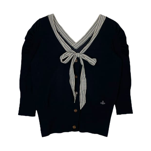 비비안웨스트우드 오브 리본 가디건