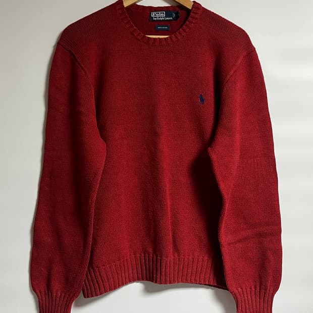 공용 폴로랄프로렌 꽈배기 니트 스웨터 L