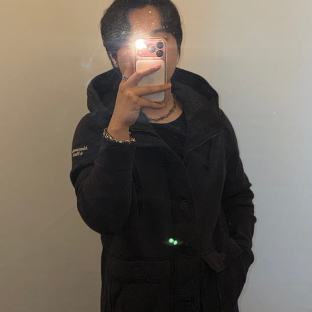 아베크롬비 y2k 버튼 후드자켓