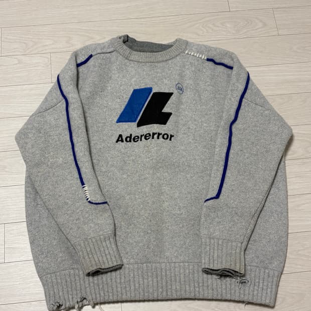 자라 x 아더에러 오버사이즈 스웨터 그레이 s-m사이즈