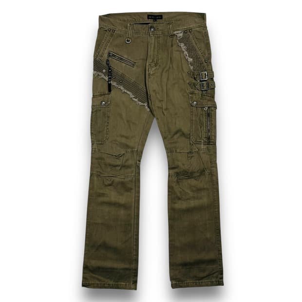 인 더 애틱 트로이 스터드 음각 카고 팬츠