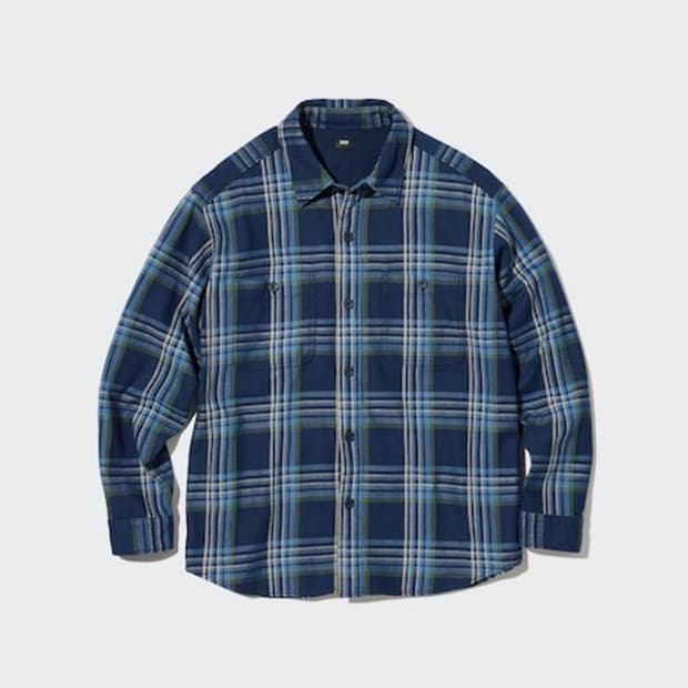 유니클로 체크셔츠