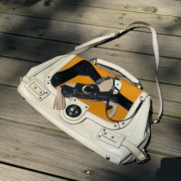 “Lapalette” 00’s Design Zebra City Bag