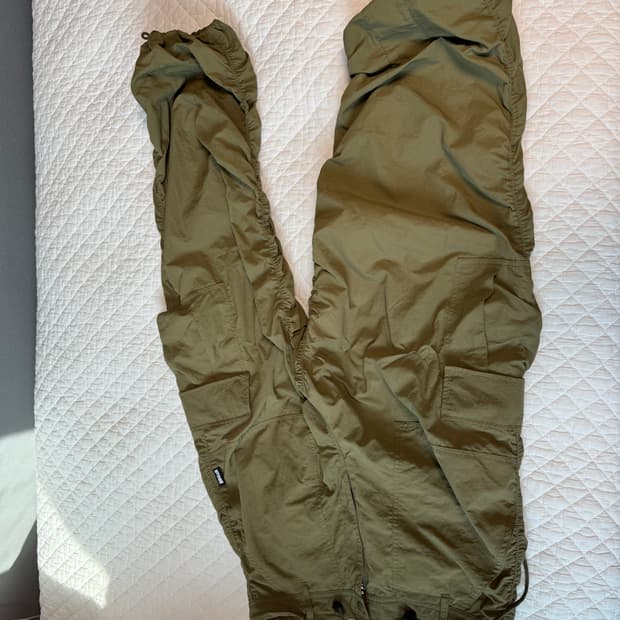 XP127 셔링 카고 팬츠 (KHAKI)