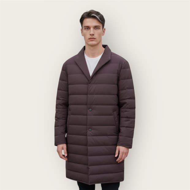 105/ 시스템옴므 구스다운 롱 패딩코트 자켓