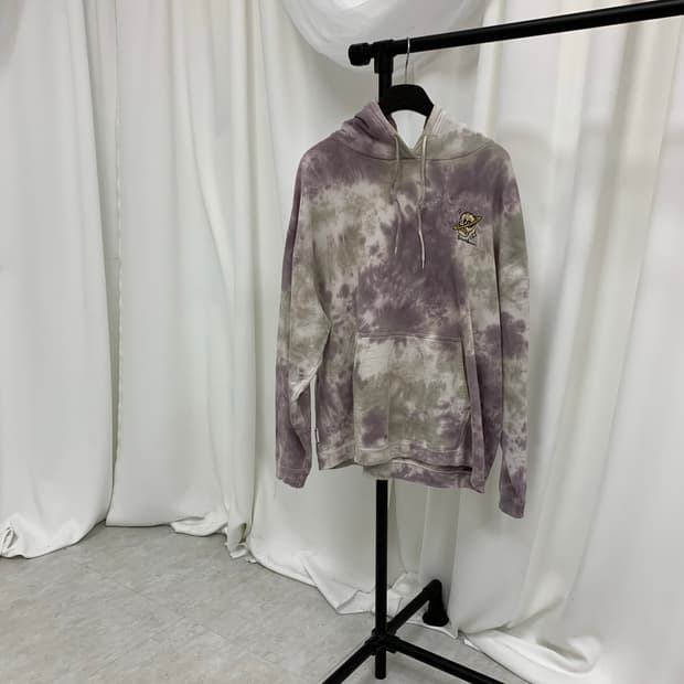 Element 타이다이 해골 프린팅 후드티