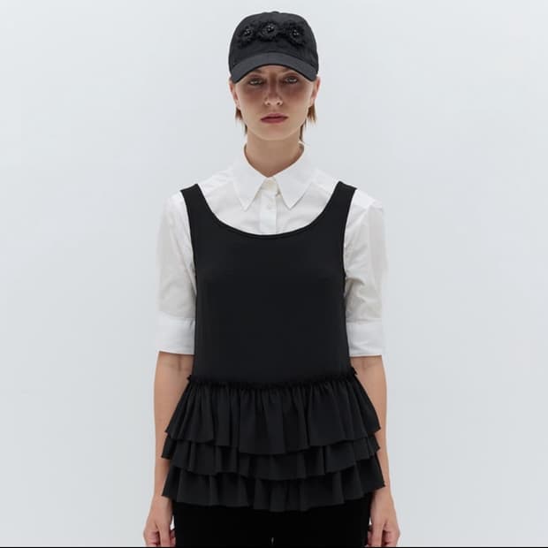 버뮬라 프릴 슬리브리스탑