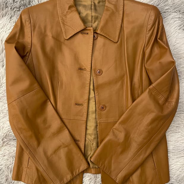 양가죽 자켓 브라운 여성