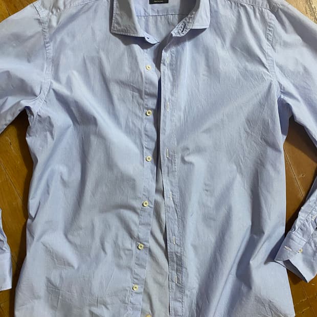 마시모두띠 스트라이프 캐주얼 셔츠 L (105)