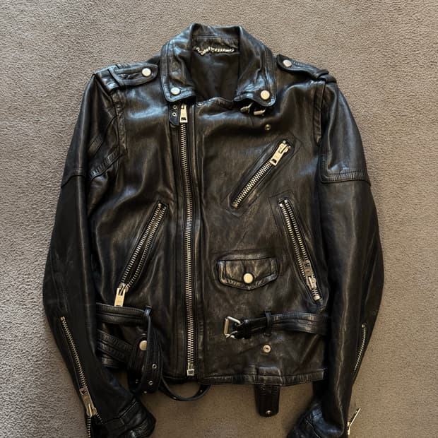 이태리 수입 양가죽 라이더자켓 처분 