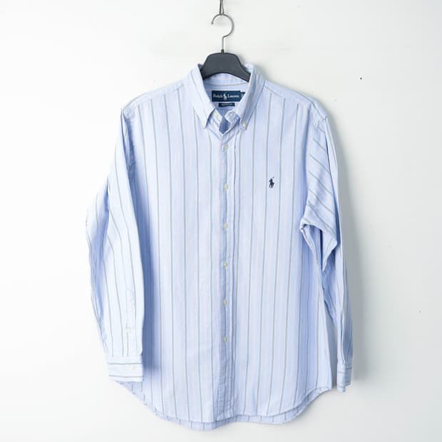 95/폴로 스트라이프 코튼 셔츠