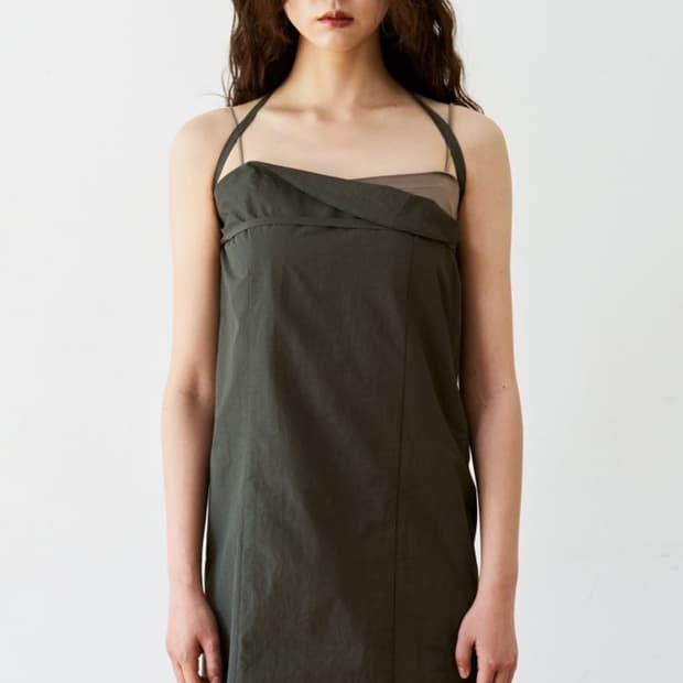 온스카 스트링 롱 스커트