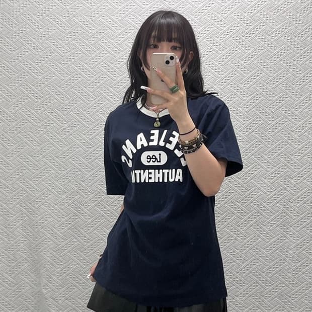LEE 리 캐주얼 레트로 빈티지 아치로고 반팔티 M C11307
