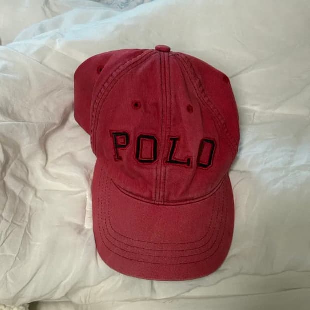 폴로 로고 빈티지 캡 모자 