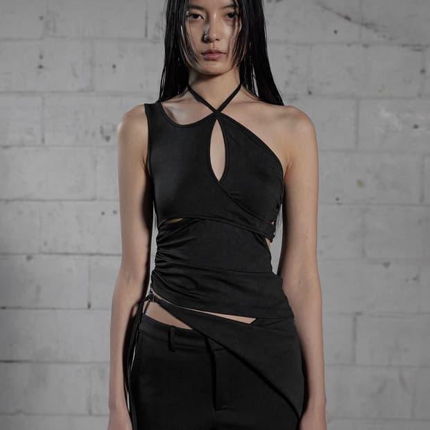 보헤미안서울 NOIR LAYERED SLEEVELESS, BLACK