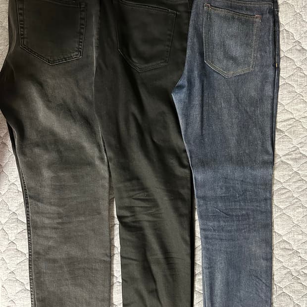 아크네 블라콘스트 리버 인디고, 블랙, 유즈드 블랙 30/32