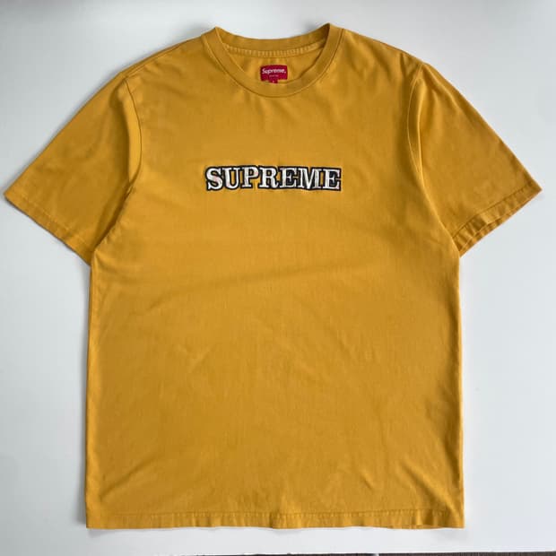 Supreme  슈프림 플로럴 로고 반팔 티셔츠