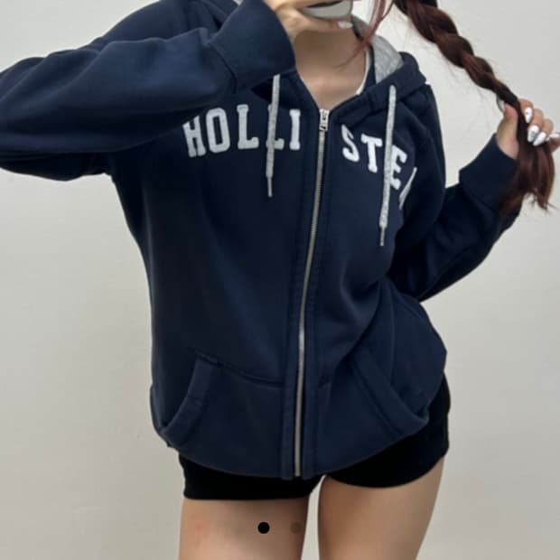홀리스터 희귀후드집업 s