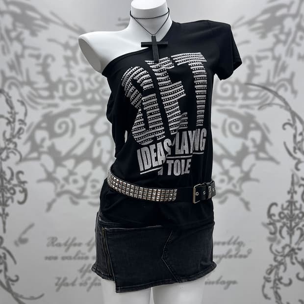 00's Get Printing Cubic point T-shirts