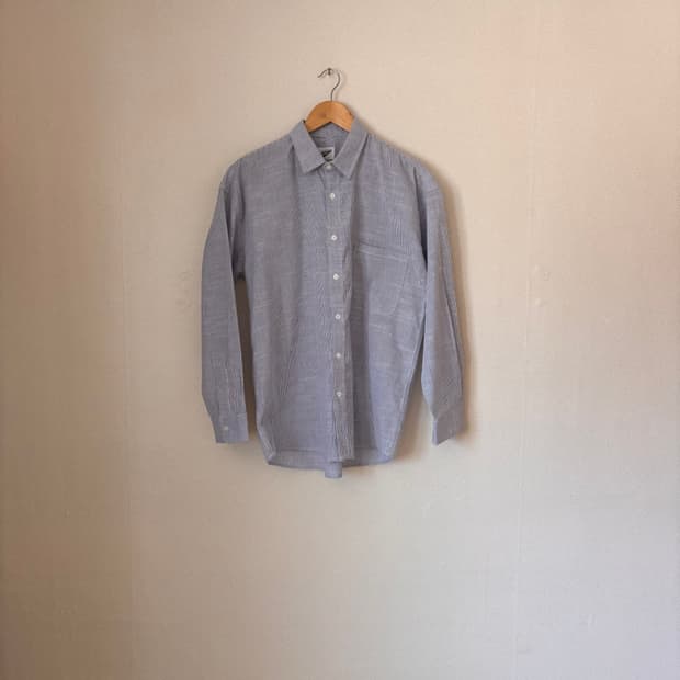 파르티멘토 박스핏 L 셔츠 남방 스트라이프 캐주얼