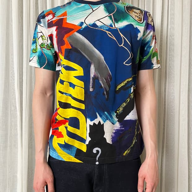 폴스미스 콜라주 풀프린트 티셔츠 paul smith 팝아트