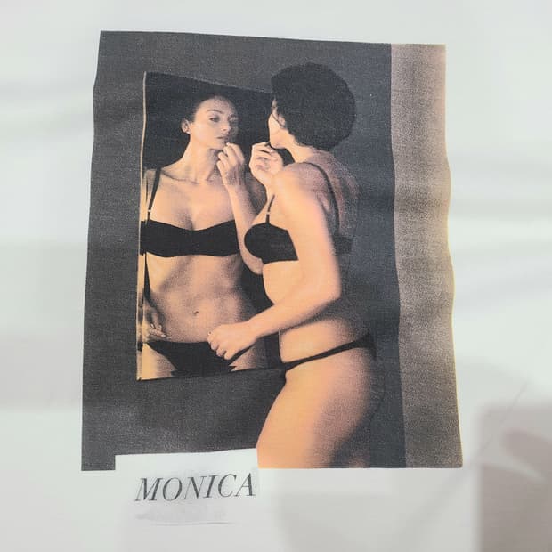 돌체앤가바나 모니카벨루치 포토 티셔츠