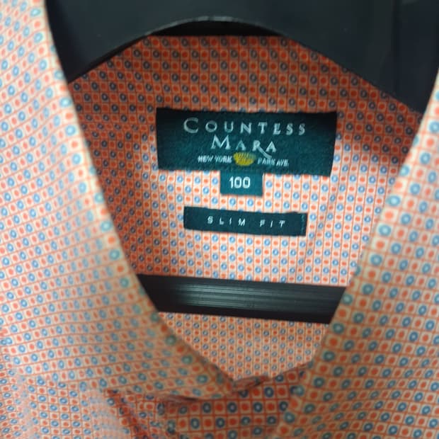 카운테스마라 슬림핏 패턴 셔츠
