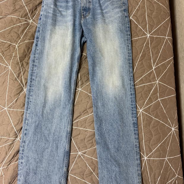 토니웩 Straight Denim Washed Light Blue 28
