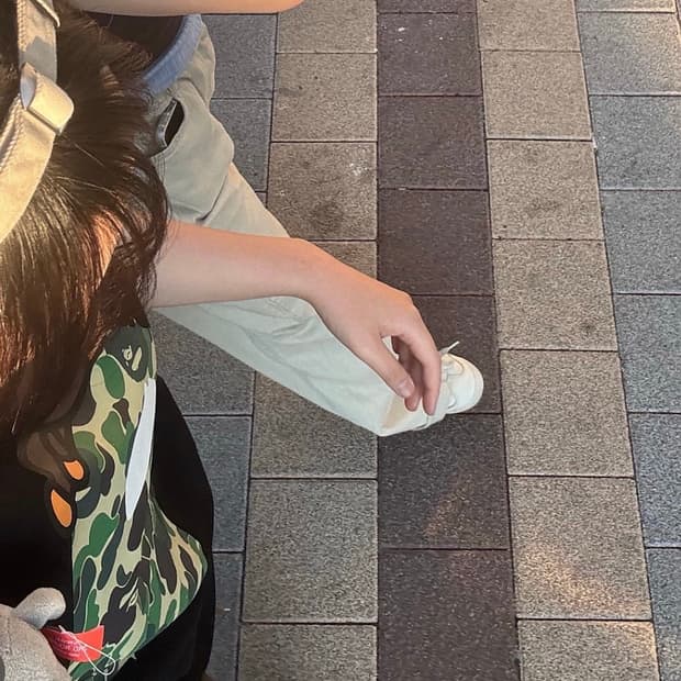 베이프 베이비 마일로 카모 그린 블랙 반팔 XL