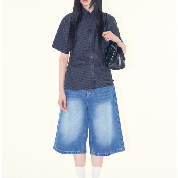 라우코하우스 오르비드 데님 버뮤다 팬츠