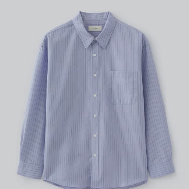 파브레가 안토니 스트라이프 셔츠 프렌치 블루