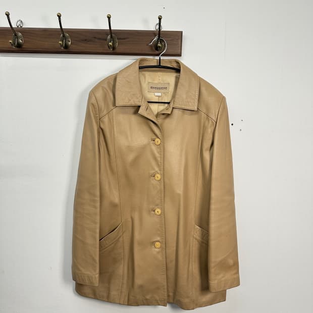 양가죽 빈티지 하프자켓 M