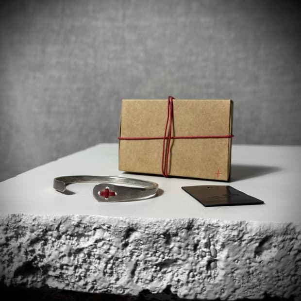 m.a+ Maurizio Amadei Stitched Bangle
