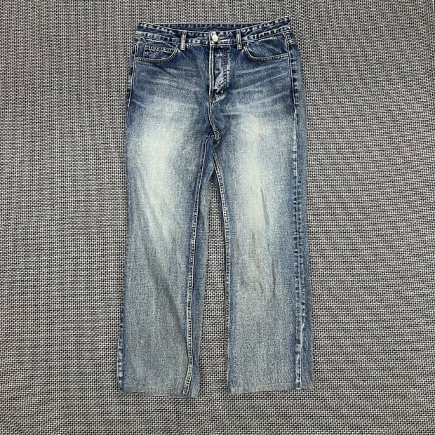 솔리드옴므 22S/S 롱 스트레이트 데님팬츠