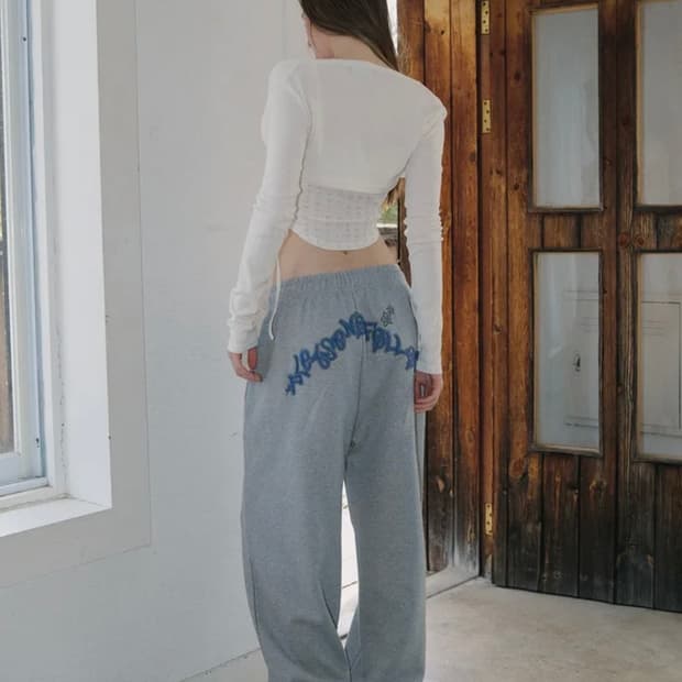 플노팔 퍼피 조거 Poppy Jogger (Melange Grey)