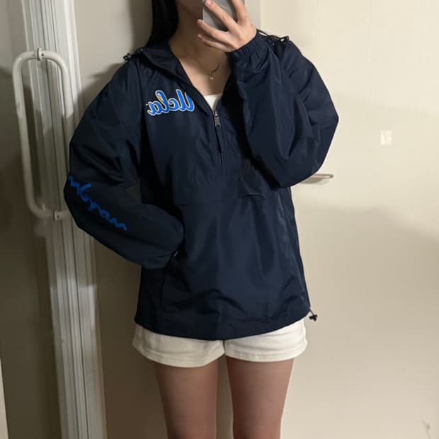 챔피온 반집업 후드