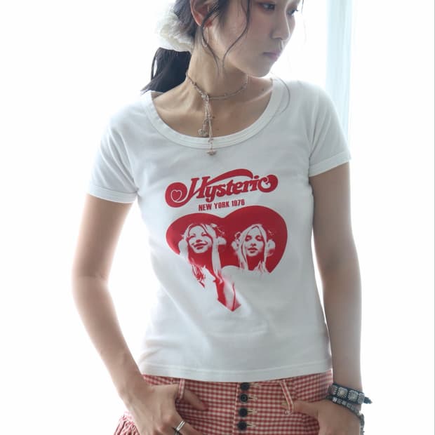 [Hysteric Glamour] Heart Chibi T-Shirt