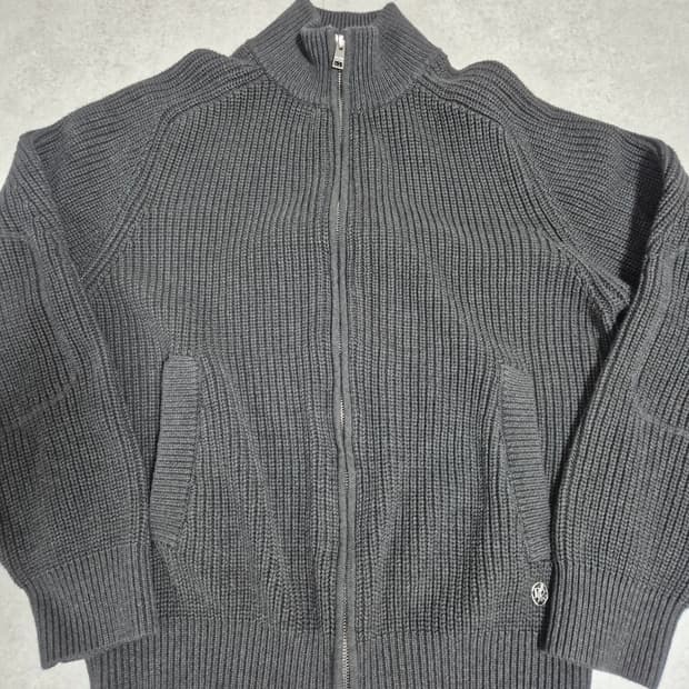 PLAC 남성 집업 니트 가디건 M