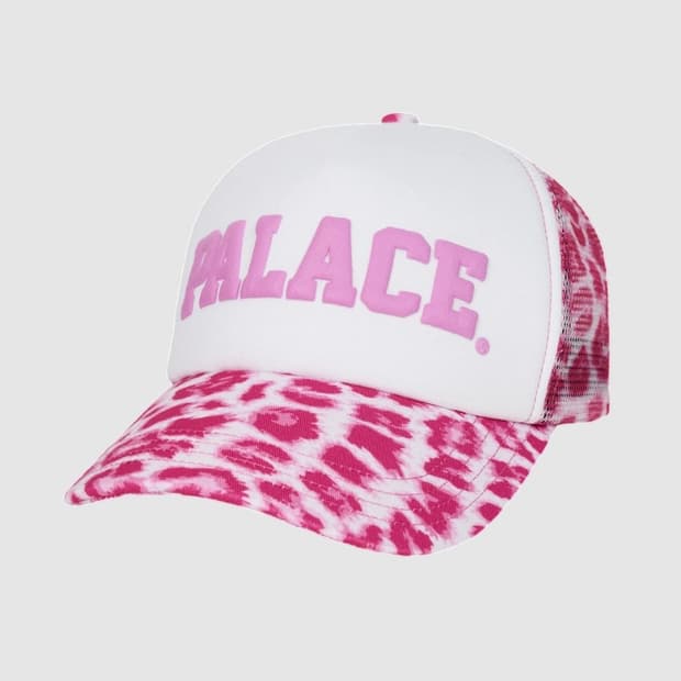 팔라스 핑크 레오파드 트러커 캡 Palace Leopard Trucker