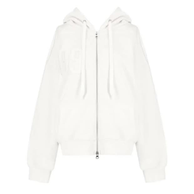 클리시어 09 numbering white 후드집업 택o