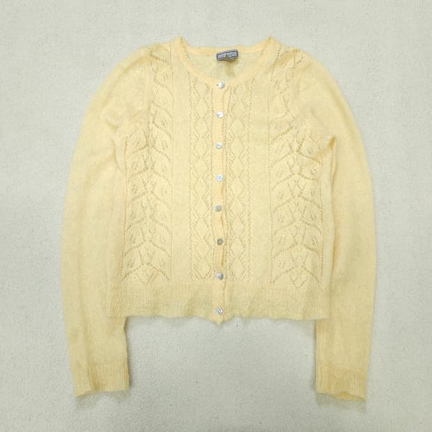 빈티지 모헤어 가디건 m