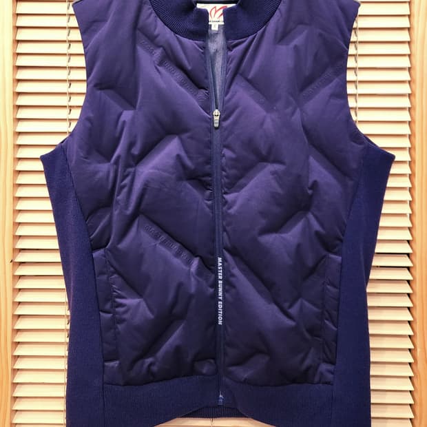 (새상품)마스터버니 에디션 남성골프 구스 다운조끼